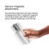 Belkin BoostCharge Wireless Power Bank 5000mAh MagSafe Charger 7.5W, Built-in Pop-up Kickstand - iPhone 17, Air, Pro, Pro Max, AirPods, Apple Watch, Google Pixel 10, etc. - White